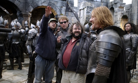 Peter Jackson shooting the Lord of the Rings