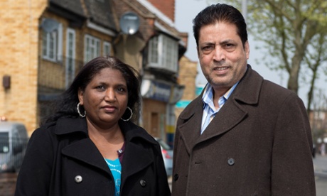 Nesrine and husband Daniel.