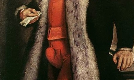 A proud codpiece from a Renaissance portrait