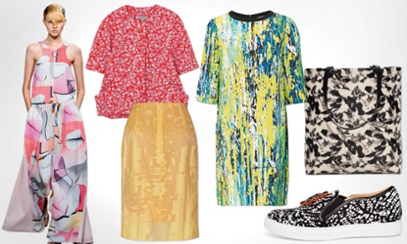 Abstract patterned fashion