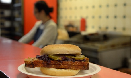 flæskesteg pork sandwich from Isted Grill, Copenhagen.