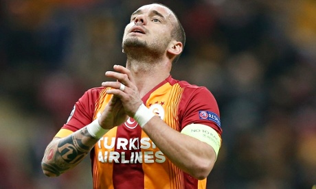 Galatasaray's Wesley Sneijder