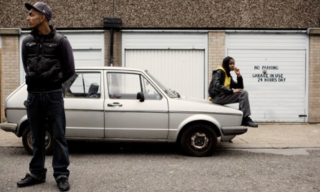 Wright with Sean Sagar in Channel 4's Top Boy.