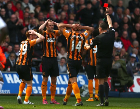 The Hull players can't believe it.