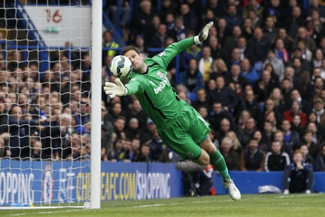 What a save from Stoke City's keeper Asmir Begovic.