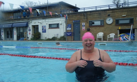 Sally Goble at Hampton Lido