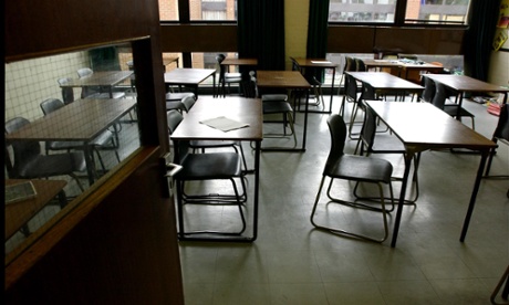 Empty classroom