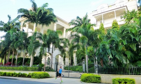 Running in Barbados 