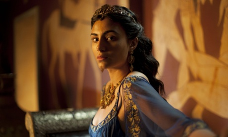 All at sea ... Aiysha Hart in Atlantis.