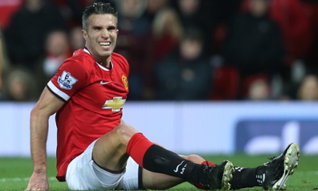 Manchester United's Robin van Persie possibly hears news emanating from today's gossip-mongers.