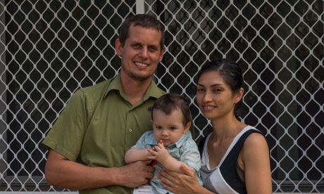 Mark le Roux and his family