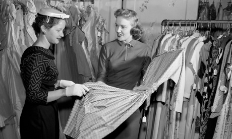 Women in dress shop