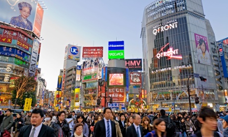 Shibuya Crossing, Tokyo, Japan.