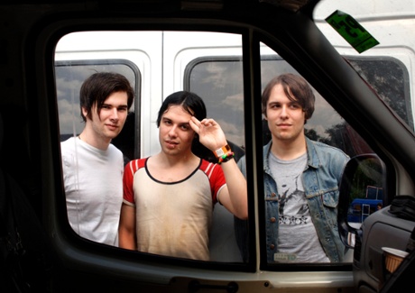 The Cribs in Holland in 2005