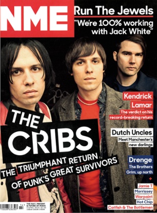 NME cover with The Cribs. April 2015
