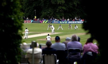 A view of the action during the county championship match between Sussex and Yorkshire at the Arundel Castle Cricket Ground, last June.