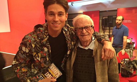 Harry Leslie Smith with Joey Essex 