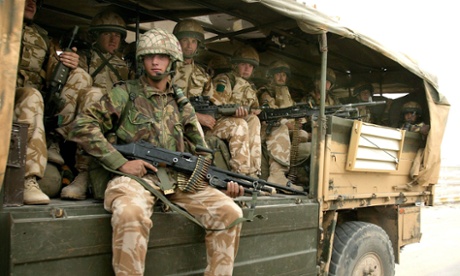 British soldiers in Iraq. To retain a nuclear weapons capability, ministers may have to make more cuts in troop numbers.