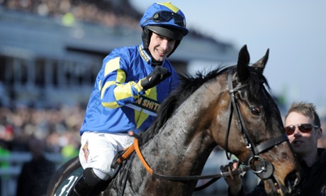 Ryan Mania after winning the Grand National on Auroras Encore in 2013. The jockey, who retired last year, says, 'The majority of jockeys are constantly dehydrated.'