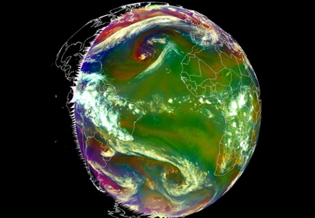 Around the equinox the Sun illuminates both Hemispheres with equal intensity supporting symmetrical atmospherical systems.