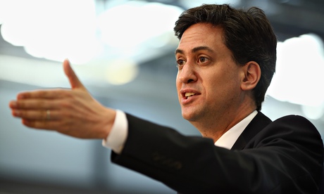 Labour Leader Ed Miliband Campaigns During The Second Week Of The General Election