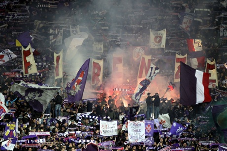 Fans of ACF Fiorentina.