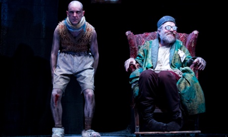 Tom Budge and Hugo Weaving in Sydney Theatre Company’s production of Endgame.