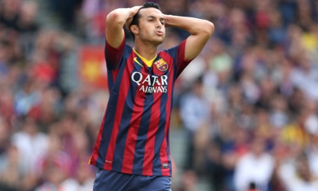 Pedro mulls over a potential move. Either that or he's pulling some prime Zoolander moves.