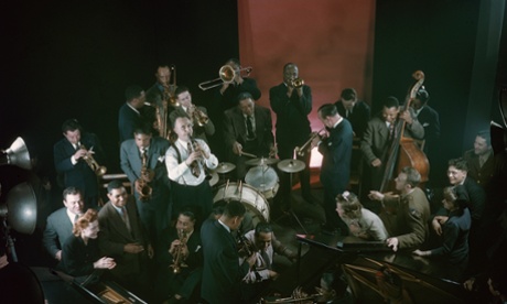 Jam session at Mili's studio, New York 1943. Though not in this picture, Young and Holiday attended.
