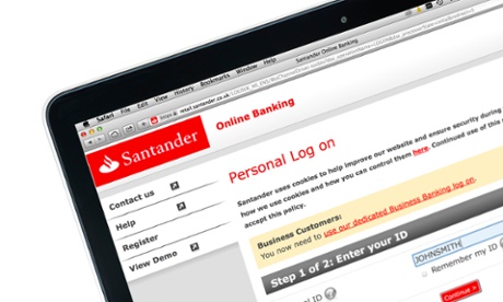 Don't pass go … lack of a phone signal means Sandander online banking is out of limits.