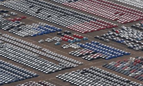 Sheerness open car storage area