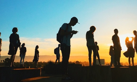 ‘The perfect engineering space’? … Frank Gehry’s new Facebook HQ is conceived as a gigantic open-plan warehouse with a park on the roof.