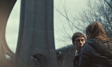 Difficult road … George MacKay and Charlotte Spencer in Bypass.