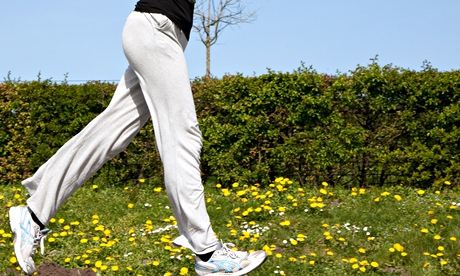 Woman in jogging attire