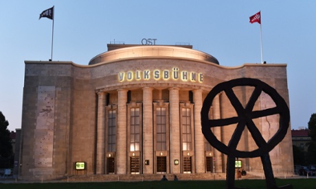 The Volksbühne at Rosa-Luxemburg-Platz in Berlin.