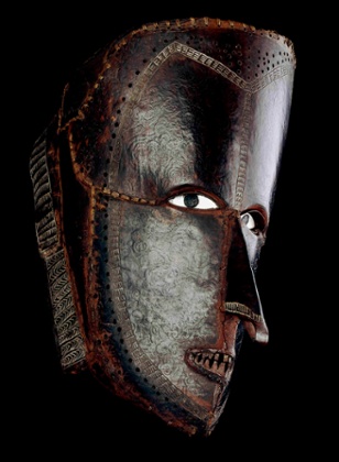 Turtle-shell mask from Torrest Strait, pre-1855