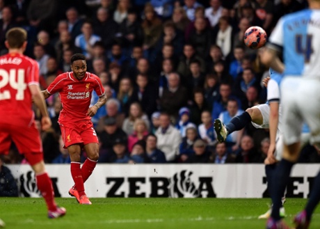Raheem Sterling comes close.