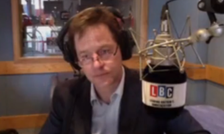 Nick Clegg on LBC.