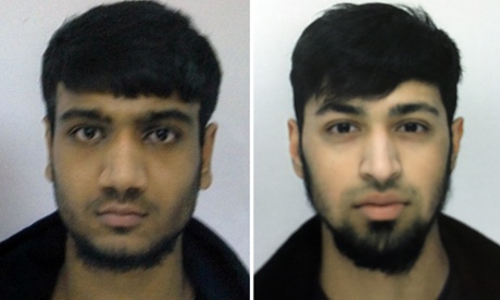 Hassan Munshi (left) and Talha Asmal, both 17, who are believed to have travelled to Syria. 