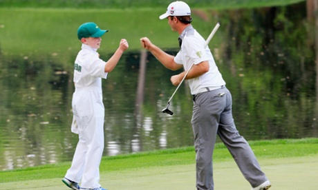 Kevin Streelman and his caddy Ethan Couch