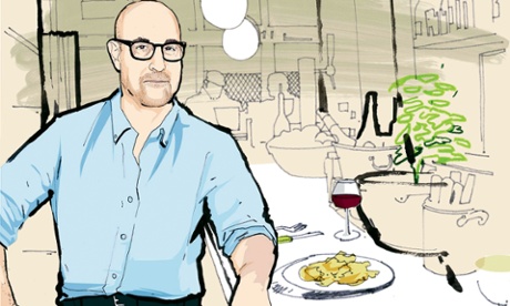 Lunch with Stanley Tucci