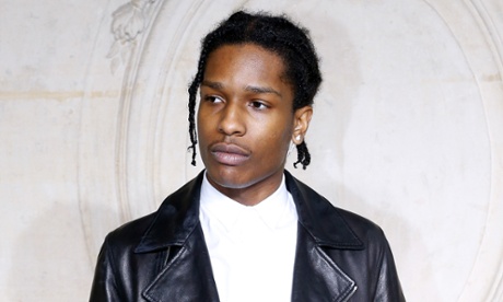 A$AP Rocky attends the Christian Dior show