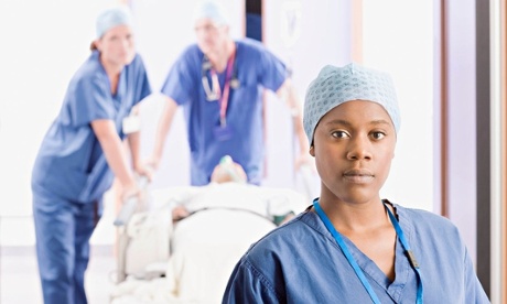 A portrait of a nurse