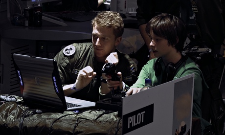 War games … a US military recruitment drive in the documentary Drone