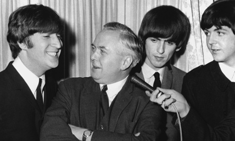 Harold Wilson and the Beatles.