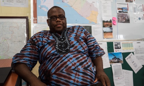 Liberian government epidemiologist/consultant Mosaka Fallah