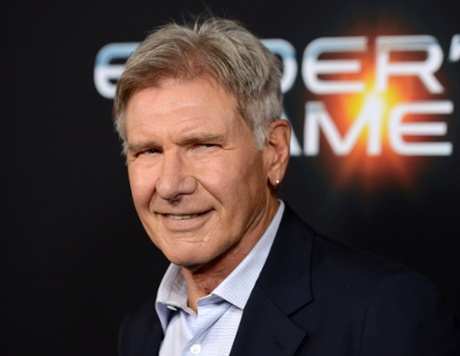 Harrison Ford, with stud, in 2013