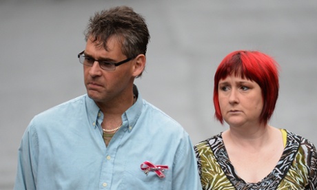 Paul and Coral Jones, parents of April, pictured in 2013 during the trial of 47-year-old Mark Bridger.