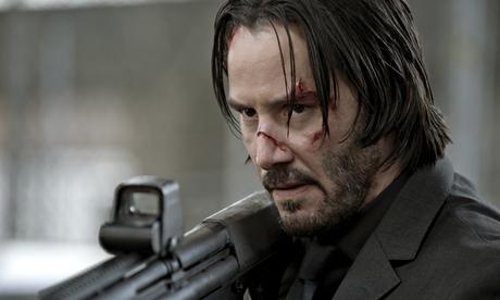 Old-school … Keanu Reeves in John Wick