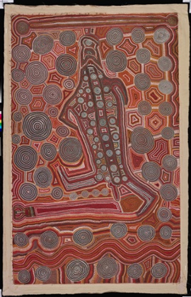 <em>Yumari</em> by Uta Uta Tjangala, 1981.